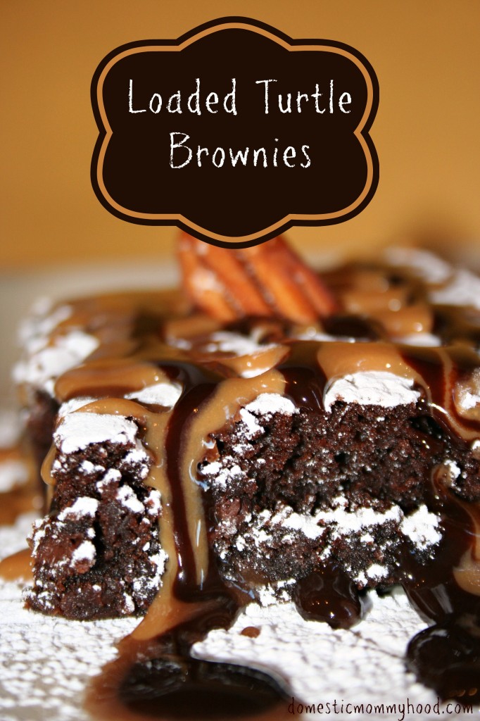 Turtle Brownies Domestic Mommyhood