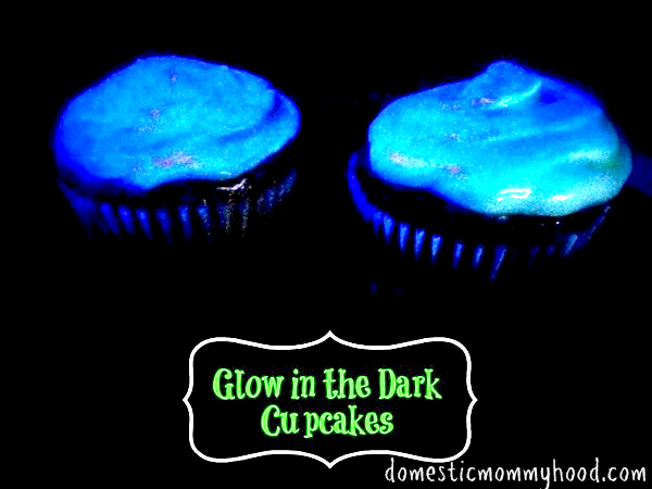 Glow-in-the-Dark Cupcakes