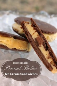 peanut butter ice cream sandwich