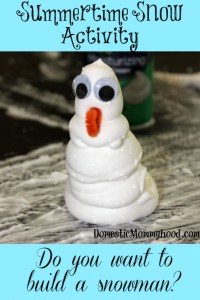 summertime snowman