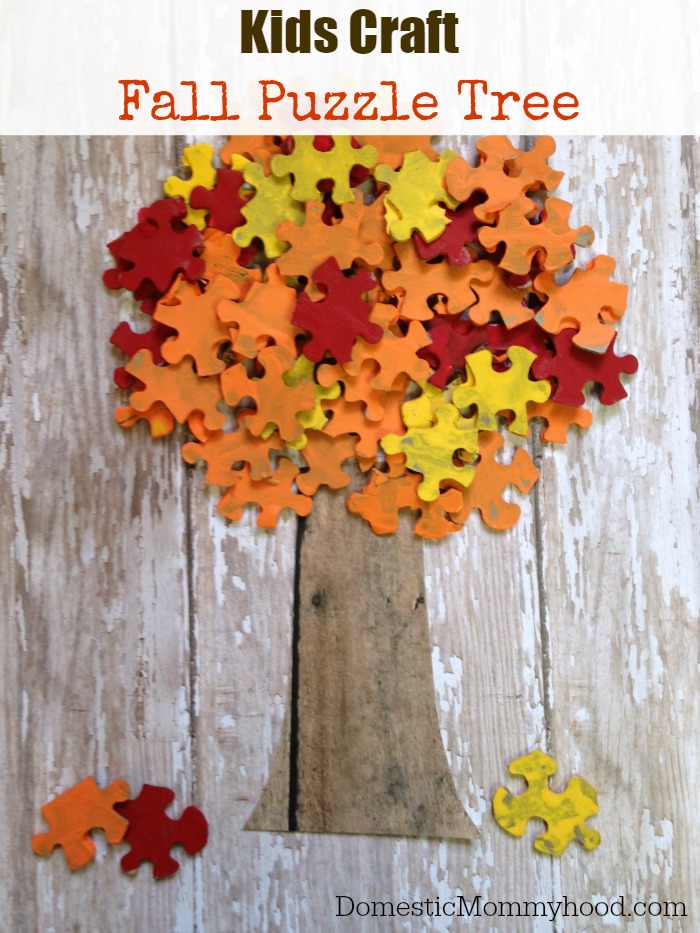 fall puzzle tree