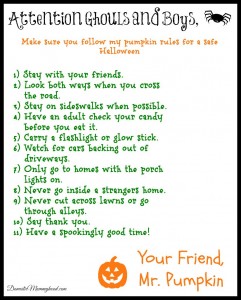 Halloween Safety Checklist