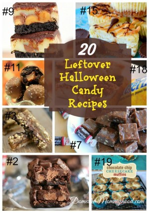 20 Leftover Halloween Candy Recipes - Domestic Mommyhood