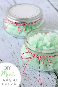 mint sugar scrub