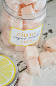 citrus sugar scrub
