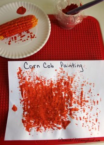 corn cob painting