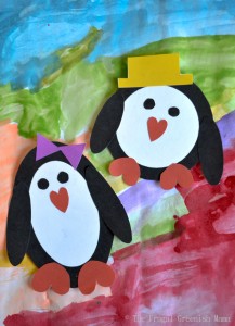 printable penguin craft