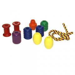 jumbo wooden lacing beads