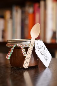nutella gifts in a jar
