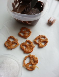 salted caramel adding caramel