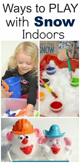 snow indoors Preschool Winter Activities