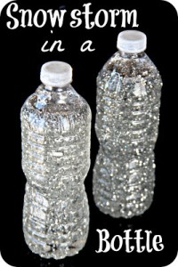 snowstorm in a bottle Science Experiments