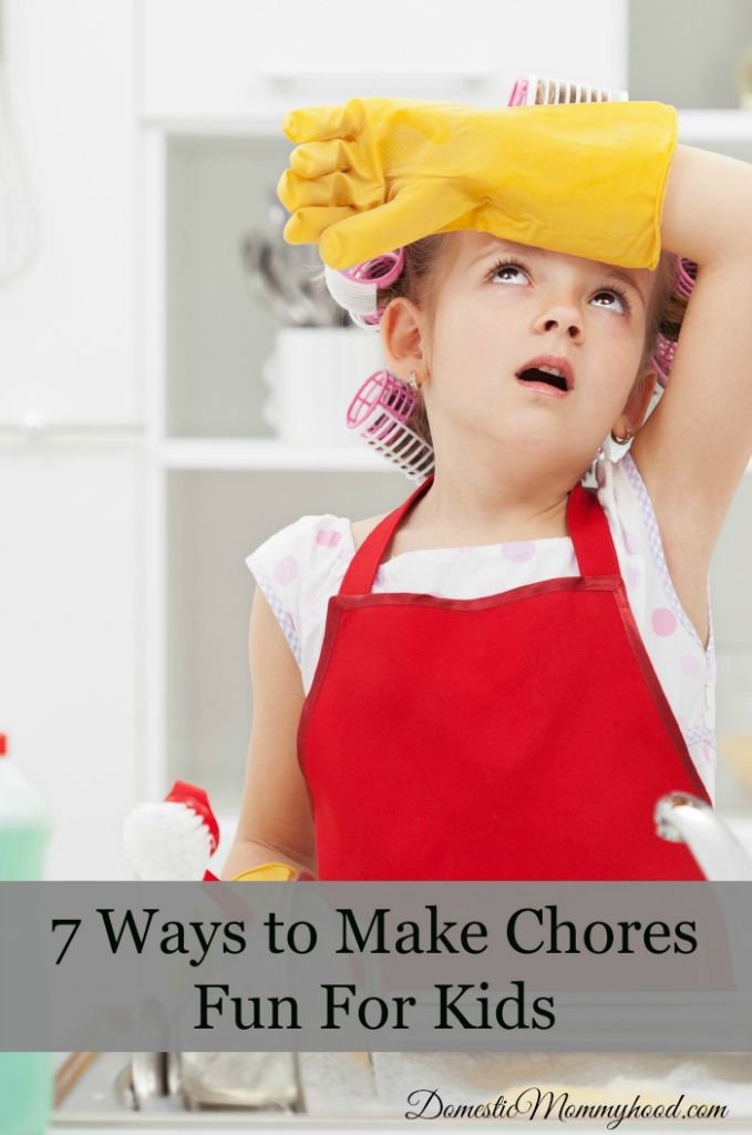 7 ways to make chores fun for kids