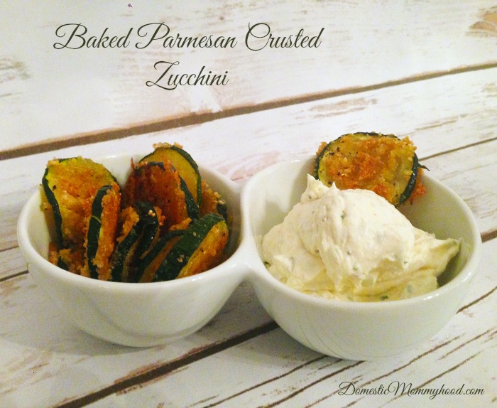 Baked Parmesan Crusted Zucchini