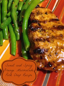 Sweet and Spicy Orange Marmalade Pork Chop Recipe