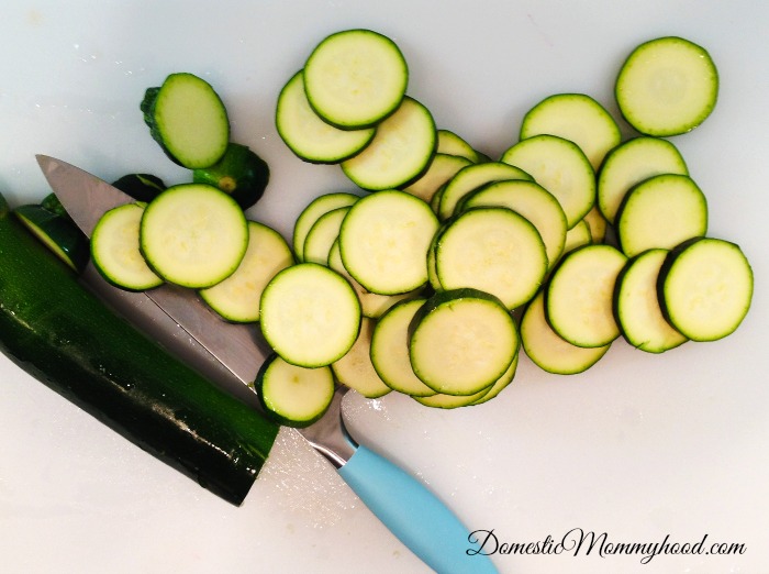 Baked Zucchini In Process 1