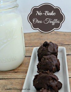 no bake dessert oreo truffles