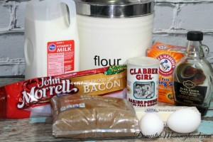 Bacon Maple Cupcakes ingredients
