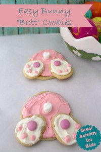 How to Make Easy Bunny Butt Cookies with your kids