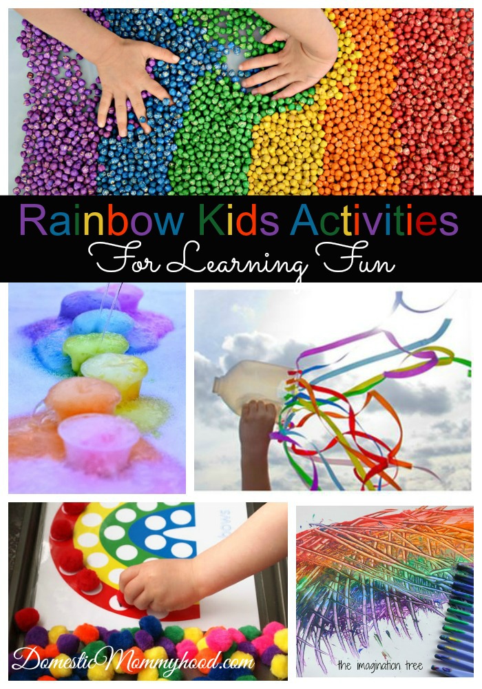 rainbow kids activities for learning fun