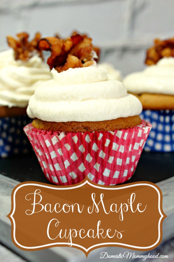 Scrumptious Maple Bacon Cupcakes