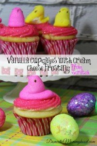 Vanilla Cupcakes with Cream Cheese Frosting