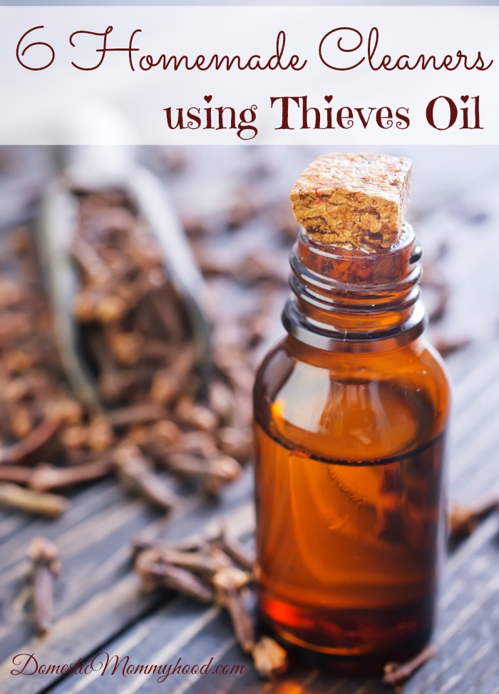 6 Homemade Cleaners using Thieves Oil