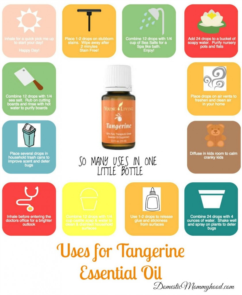 Uses for Tangerine Essential Oil. So many Uses in One Little Bottle