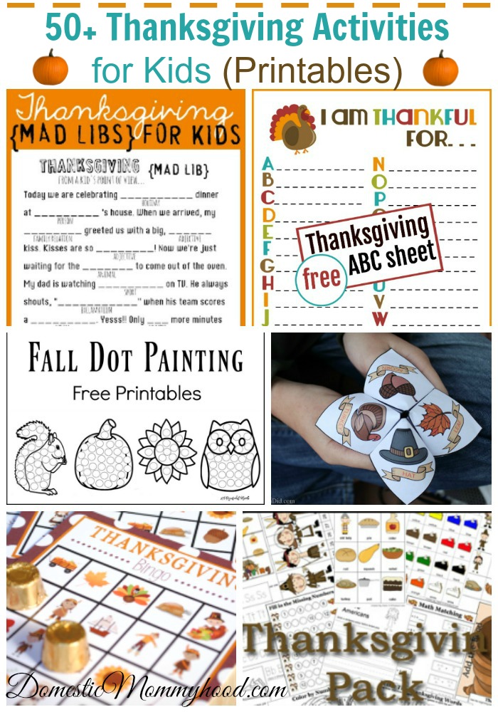 50 Thanksgiving Games for Kids and Families