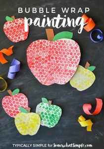 apple-kids-bubble-wrap-craft