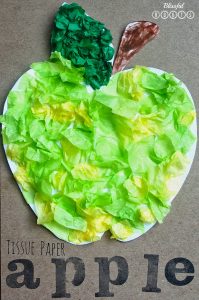 tissue paper art