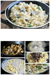 Easy Dinner Recipes Garlic Chicken with Mushrooms Macaroni and Cheese Skillet Recipe