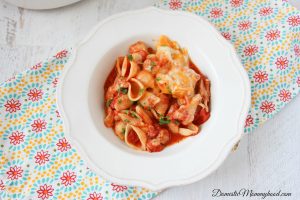 Crockpot Chicken Parmesan Pasta