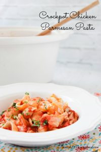 Crockpot Chicken Parmesan Pasta