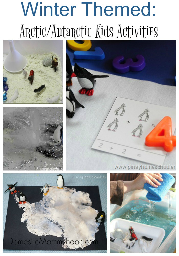 Winter Themed ArcticAntarctic Kids Activities