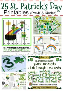25 st patrick's day printables