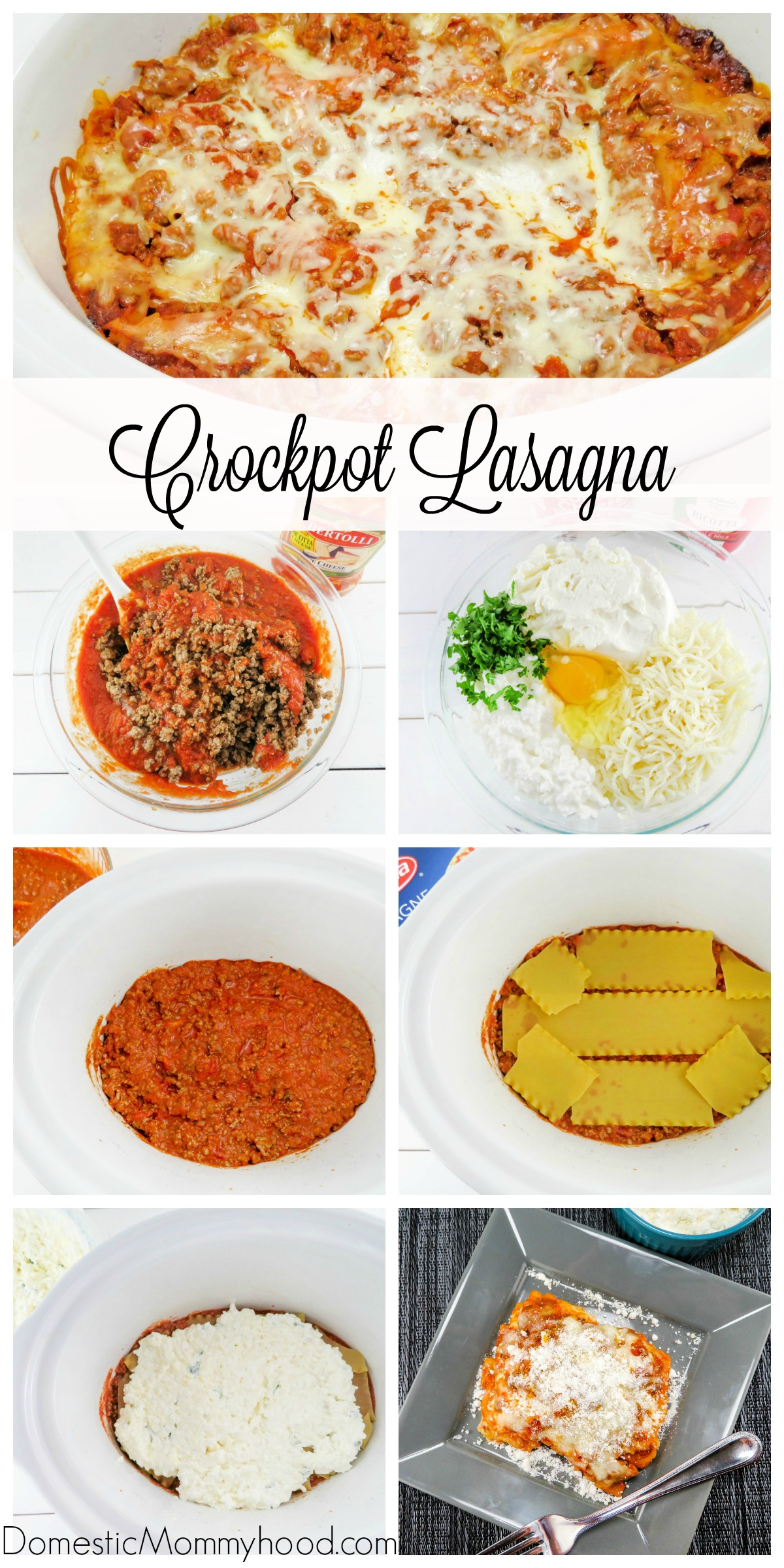 crockpot lasagna recipe