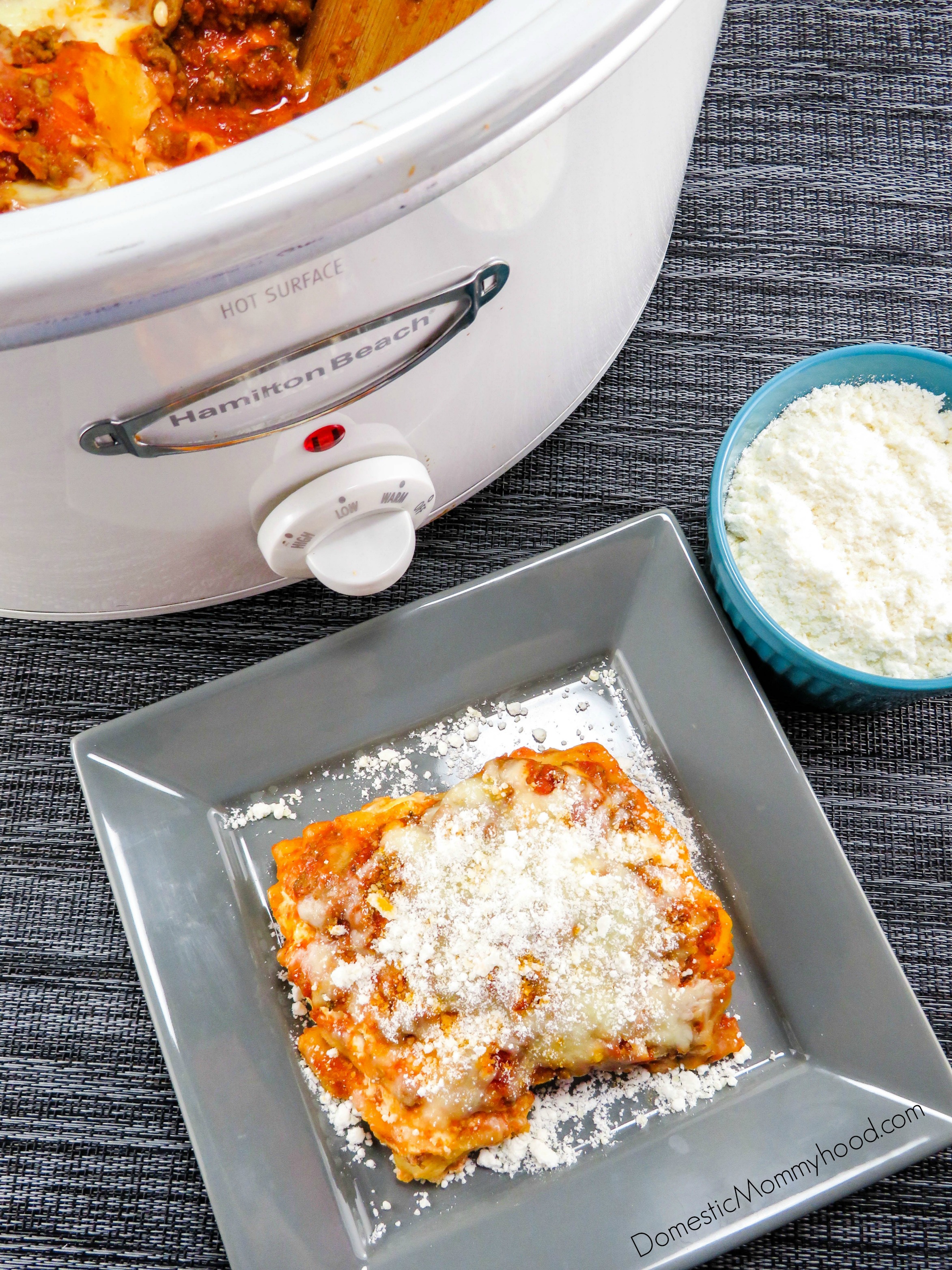 Crockpot Lasagna Domestic Mommyhood