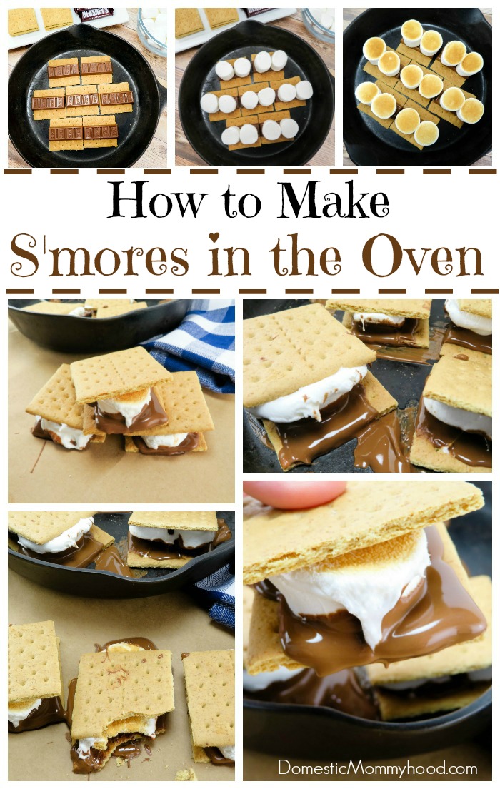 Cast Iron Skillet Recipe How To Make Smores In The Oven Domestic Mommyhood 5207