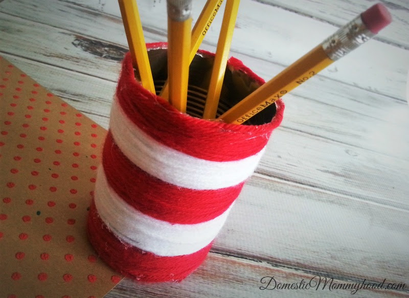 The Cat in the Hat Craft Pencil Holder